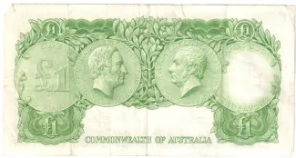 Australia 1 Pound, 1961-1965 reverse