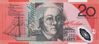 Australia 20 Dollars, 1994-2013 obverse