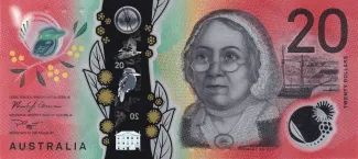 Australia 20 Dollars, 2019-2020 obverse