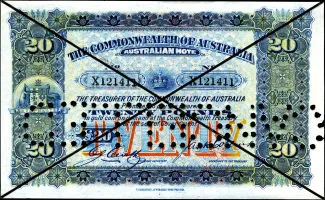 Australia 20 Pounds, 1914-1918