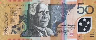 Australia 50 Dollars, 1995-2016 obverse