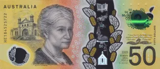 Australia 50 Dollars, 2018-2023 reverse