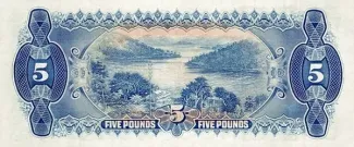 Australia 5 Pounds, 1926-1932 reverse