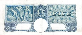 Australia 5 Pounds, 1933-1939 reverse