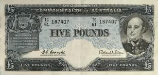 Australia 5 Pounds, 1960-1965
