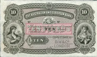 Australian States 10 Pounds, 1874-1879
