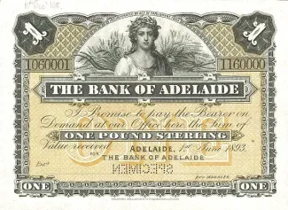 Australian States 1 Pound, 1893 image