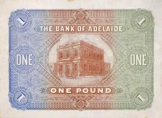 Australian States 1 Pound, 1892-1893 reverse