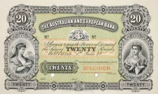 Australian States 20 Pounds, 1874-1879