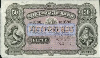 Australian States 50 Pounds, 1874-1879
