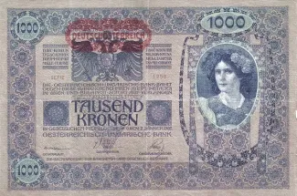 Austria 1.000 Kronen, 1919 obverse