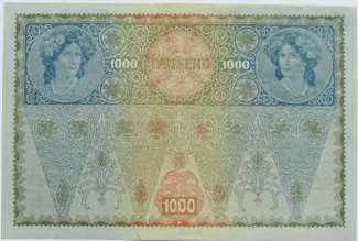 Austria 1.000 Kronen, 1919 reverse