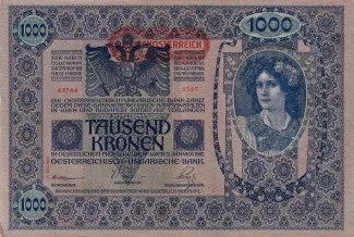 Austria 1.000 Kronen, 1920 obverse