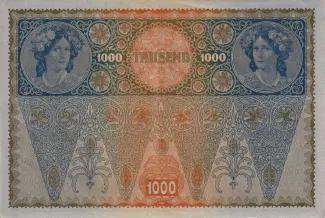 Austria 1.000 Kronen, 1920 reverse