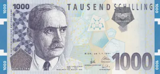 Austria 1.000 Schilling, 1997 obverse