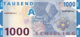 Austria 1.000 Schilling, 1997 reverse