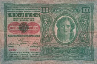 Austria 100 Kronen, 1912 obverse