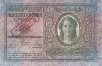 Austria 100 Kronen, 1920 obverse