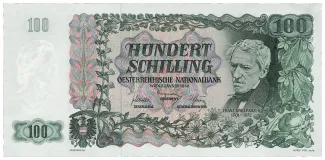 Austria 100 Schilling, 1954 obverse
