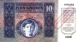 Austria 10 Kronen, 1920 obverse