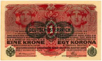 Austria 1 Kronen, 1916 obverse