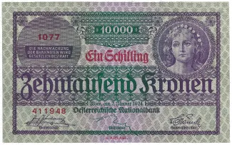 Austria 1 Schilling, 1924 obverse