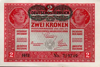 Austria 2 Kronen, 1917 obverse