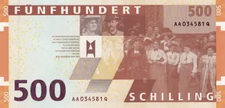 Austria 500 Schilling, 1997 reverse