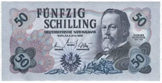 Austria 50 Schilling, 1962 obverse