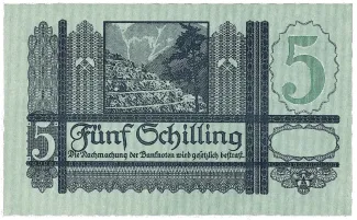 Austria 5 Schilling, 1945 reverse
