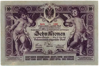 Austrian Empire 10 Kronen, 1900 obverse