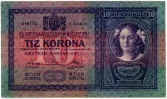 Austrian Empire 10 Kronen, 1904 reverse