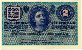 Austrian Empire 2 Kronen, 1914 obverse