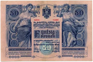 Austrian Empire 50 Kronen, 1902 obverse