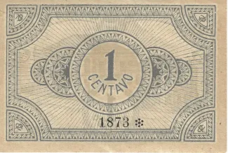 Aveiro, District of 1 Centavo, reverse