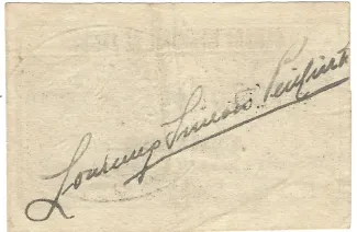 Aveiro, District of 1 Centavo, 1920 reverse