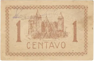 Aveiro, District of 1 Centavo, 1921 reverse