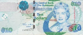 Bahamas 10 Dollars - Elizabeth II, 2005 image