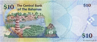 Bahamas 10 Dollars, 2009 reverse