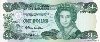 Bahamas 1 Dollar - Elizabeth II, 1984 image