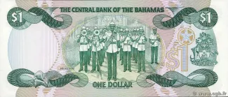 Bahamas 1 Dollar - Elizabeth II, 1984 reverse