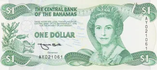 Bahamas 1 Dollar - Elizabeth II, 1992 image