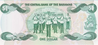 Bahamas 1 Dollar - Elizabeth II, 1992 reverse