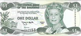 Bahamas 1 Dollar - Elizabeth II, 1996 image