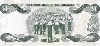 Bahamas 1 Dollar - Elizabeth II, 1996 reverse