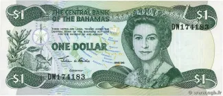 Bahamas 1 Dollar - Elizabeth II, 2002 image