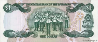 Bahamas 1 Dollar - Elizabeth II, 2002 reverse