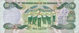 Bahamas 1 Dollar, 2001 reverse
