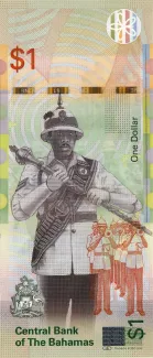 Bahamas 1 Dollar, 2017 reverse