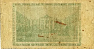 Bahamas 4 Shillings, 1919 reverse